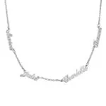 Customize Signature Name Pendant Necklace in 14K Gold