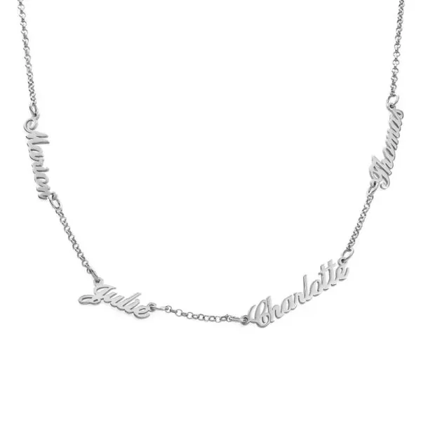 Customize Signature Name Pendant Necklace in 14K Gold