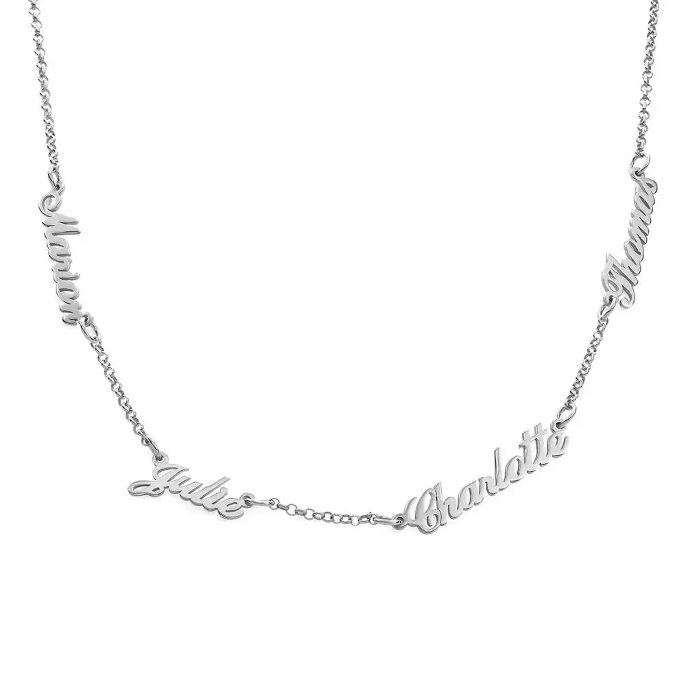 Customize Signature Name Pendant Necklace in 14K Gold