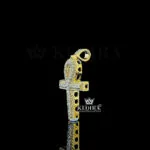 Divine Cross Pendant Closeup Left