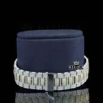 Fully Iced Out Yellow Dial Diamond Markers Natural Diamond Watch Bracelet View