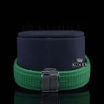 Green Dial Semi Iced Out Silicon Strap Moissanite Diamond Watch Strap View