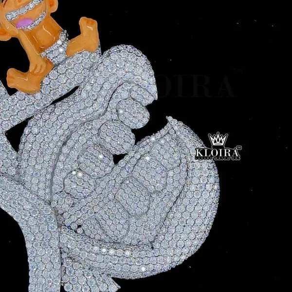 Hip Hop Laughter Emblem Closeup Front