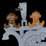Hip Hop Laughter Emblem Closeup Upside