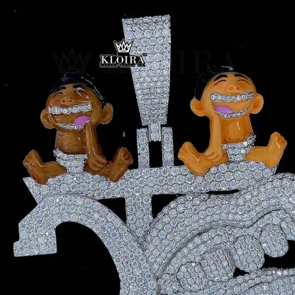 Hip Hop Laughter Emblem Closeup Upside
