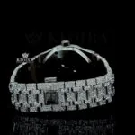 Iced Out AP Moissanite Watch Caseback View