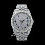 Iced Out Rolex Moissanite Watch