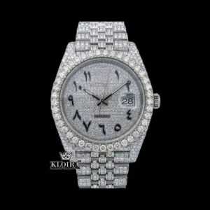 Iced Out Rolex Moissanite Watch