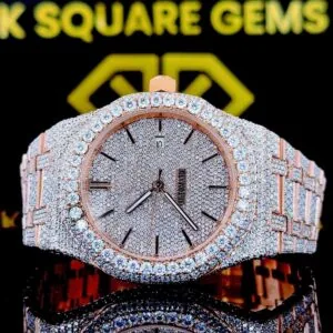 K Square Customised Moissanite Watch