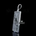King's Gambit Brilliance Pendant Closeup Side view