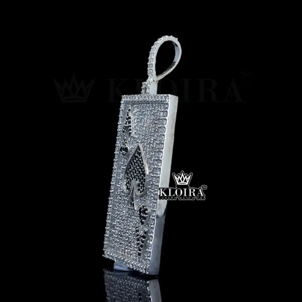 King's Gambit Brilliance Pendant Closeup Side view