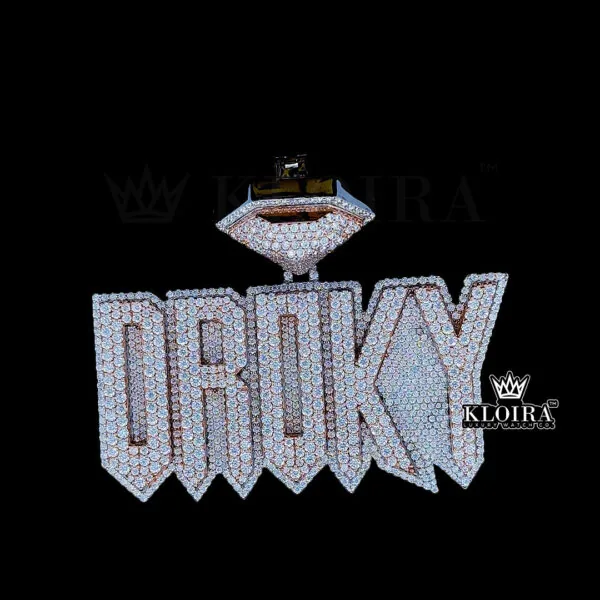 Luxe Statement Charm Droky Pendant Closeup Front