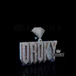 Luxe Statement Charm Droky Pendant Closeup Right
