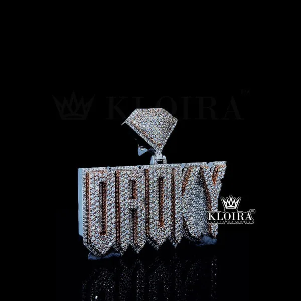 Luxe Statement Charm Droky Pendant Closeup Right
