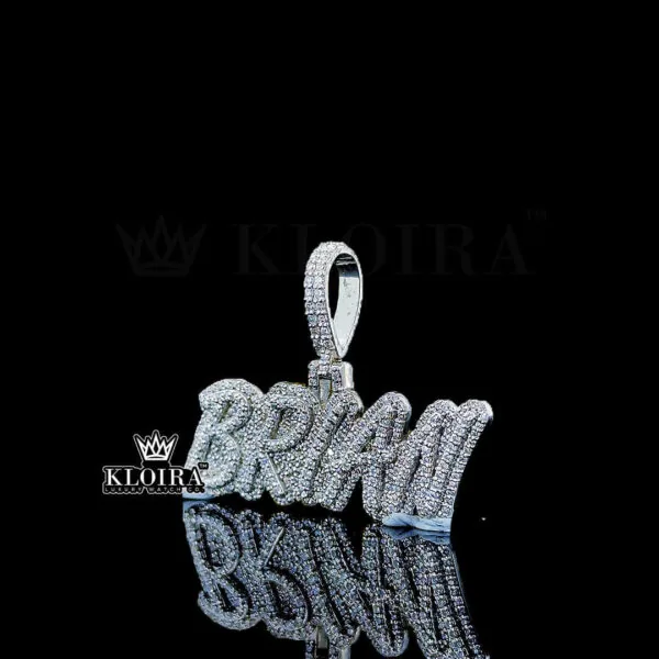 Majestic Brian Monogram Pendant Closeup Left
