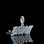 Majestic Brian Monogram Pendant Closeup Right