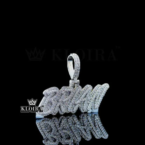 Majestic Brian Monogram Pendant Closeup Right