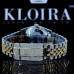 Mens Rolex Moissanite Watch Bracelet View