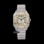 Moissanite Cartier Style Watch