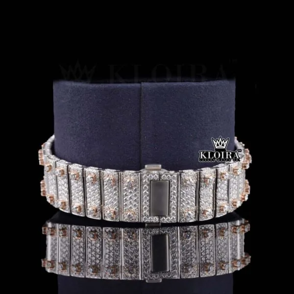 Moissanite Cartier Watch Bracelet View