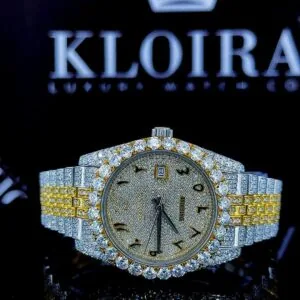 Moissanite Rolex Style Watch
