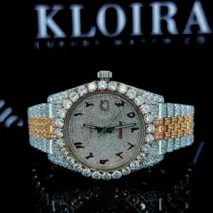 Moissanite Rolex Watch Arabic