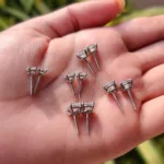 Moissanite Stud Earrings
