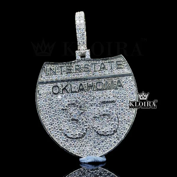 Oklahoma Iced Medallion Closeup Front