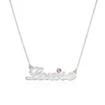 Personalized Cursive Name Pendant in 14K Gold