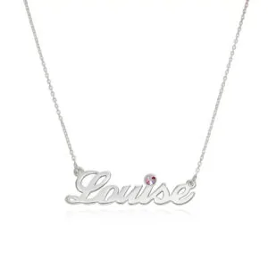 Personalized Cursive Name Pendant in 14K Gold