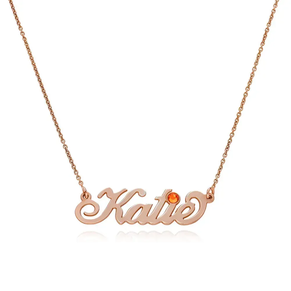 Personalized Fancy Name Pendant in 14K Gold
