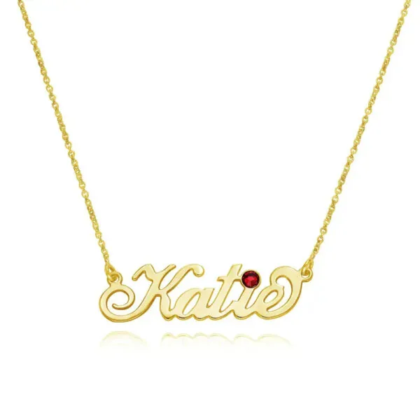 Personalized Fancy Name Pendant in 14K Gold