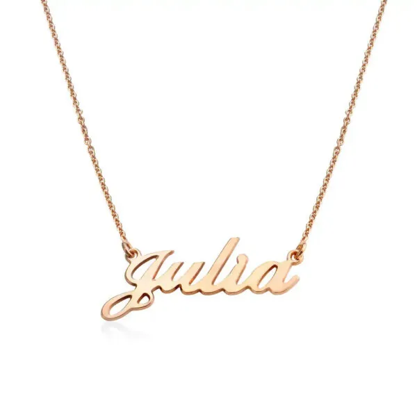 Personalized Name Pendant Necklace in 14K Gold