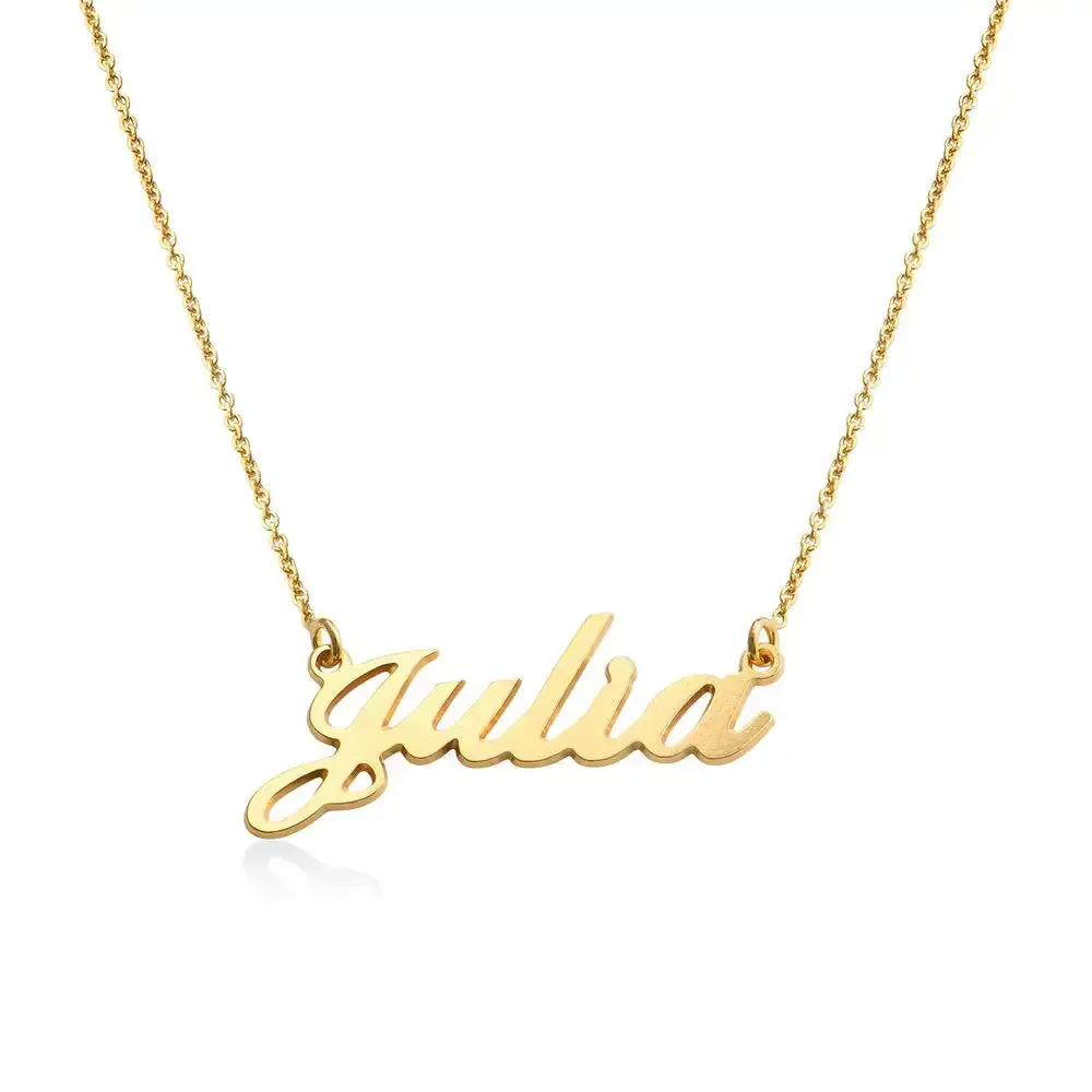 Personalized Name Pendant Necklace in 14K Gold