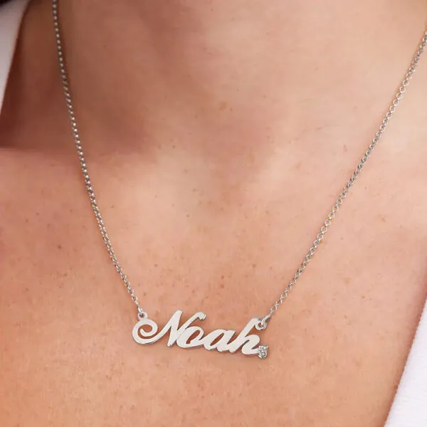 Personalized Name Pendant Necklace in 14K Gold
