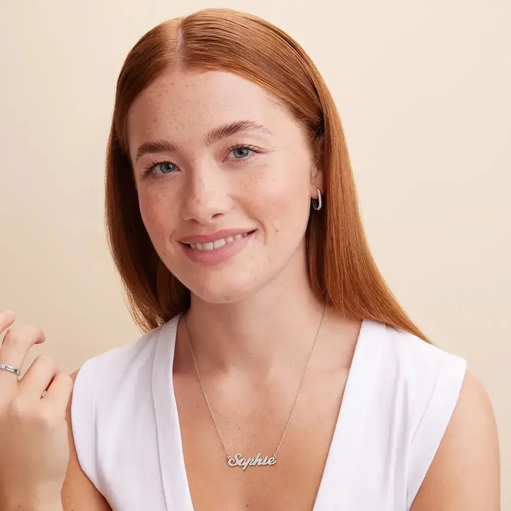 Personalized Name Pendant Necklace in 14K Gold