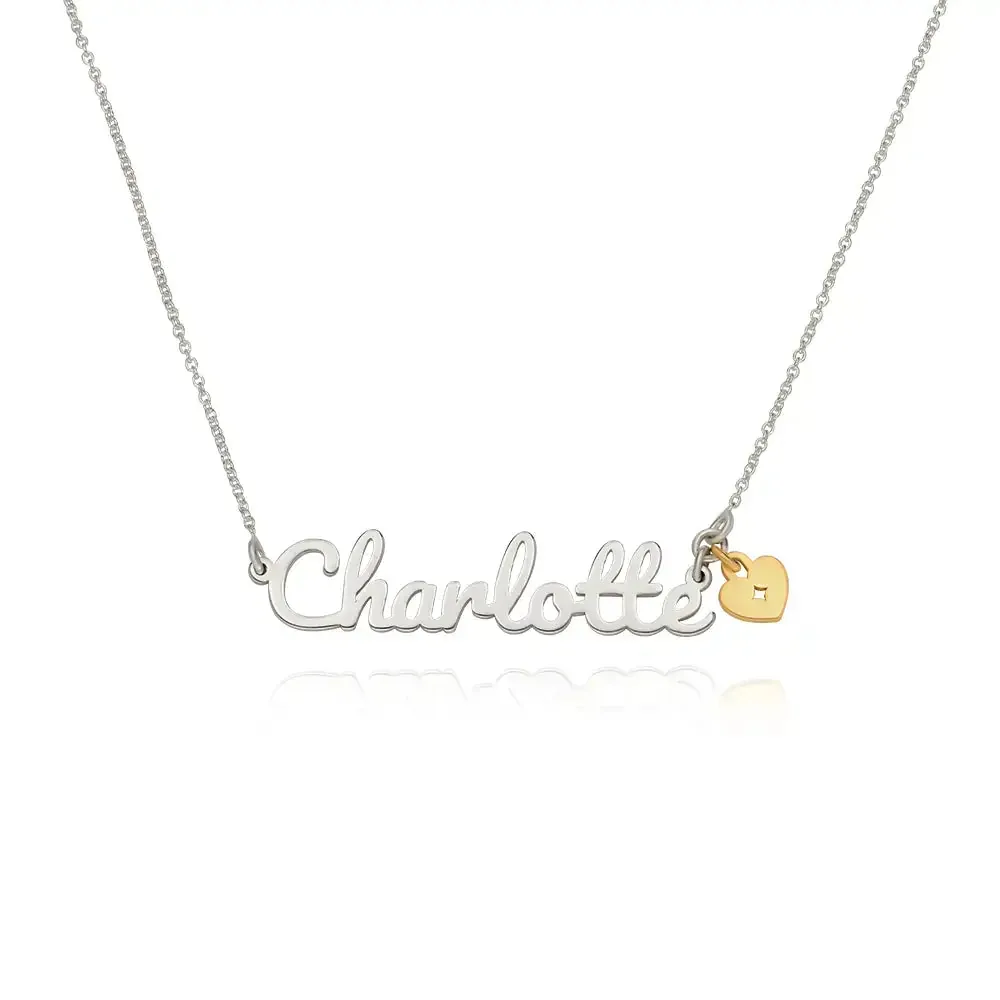 Personalized Script Name Pendant Necklace in 14K Gold