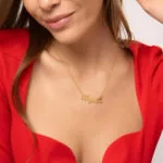 Personalized Script Name Pendant Necklace in 14K Gold