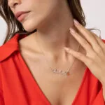 Personalized Script Name Pendant Necklace in 14K Gold