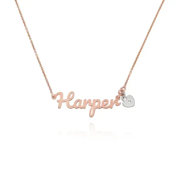 Personalized Script Name Pendant Necklace in 14K Gold