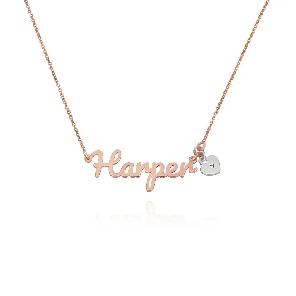 Personalized Script Name Pendant Necklace in 14K Gold