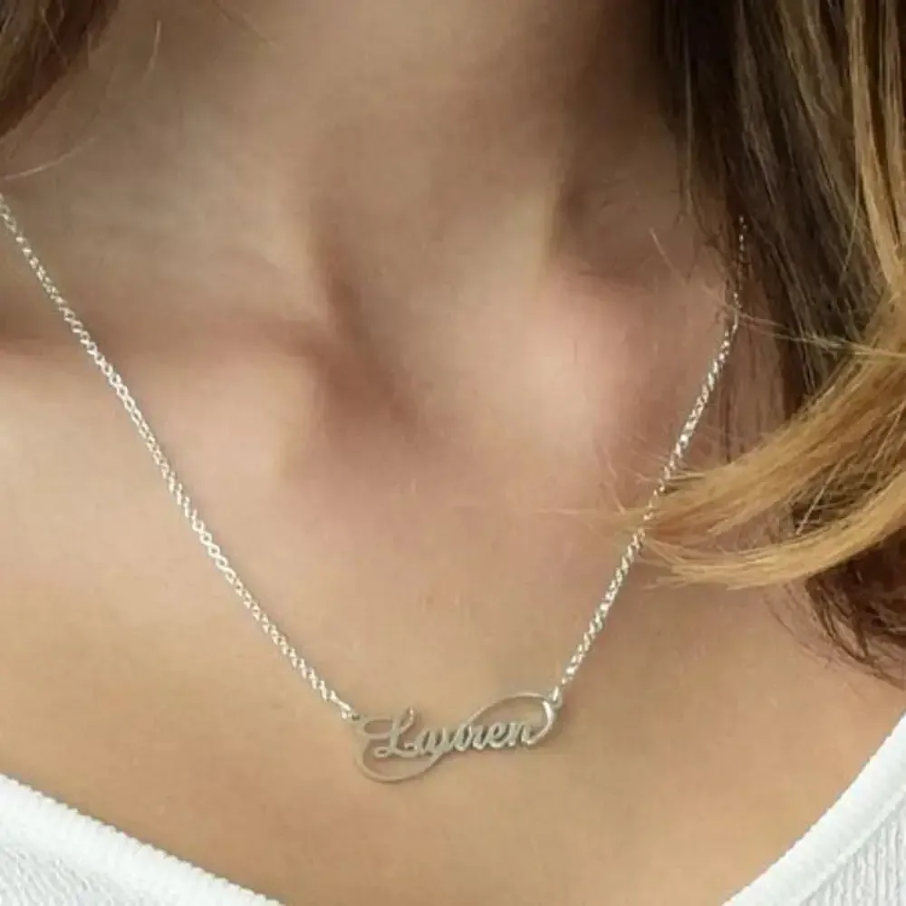 Personalized Signature Pendant Necklace in 14K Gold