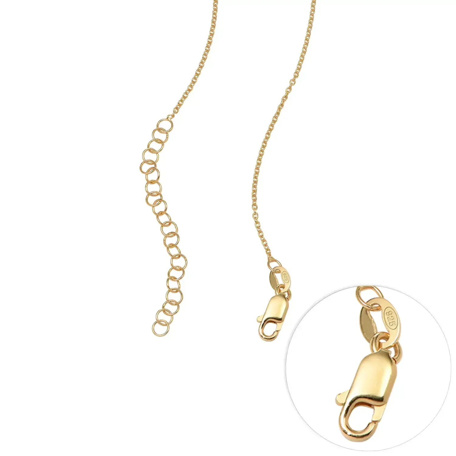 Personalized Elegant Script Name Pendant in 14K Gold