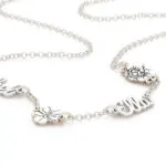 Personalized Stylish Name Pendant Necklace in 14K Gold