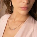 Personalized Stylish Name Pendant Necklace in 14K Gold
