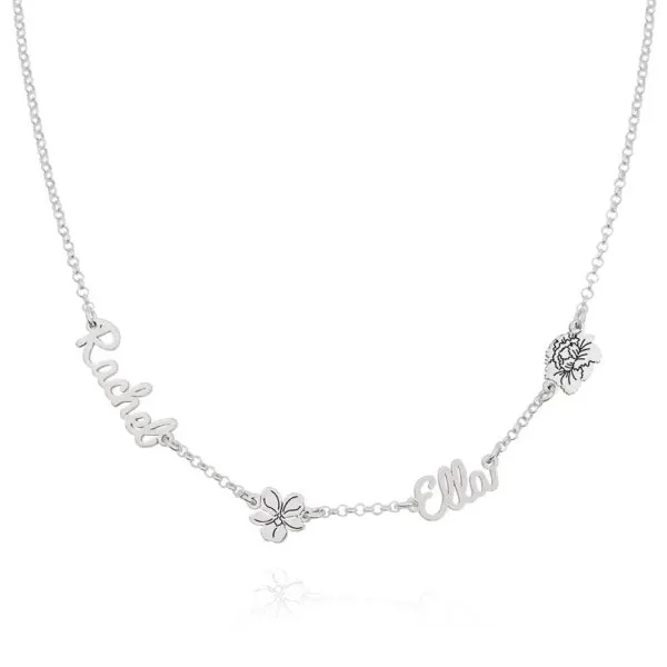 Personalized Stylish Name Pendant Necklace in 14K Gold
