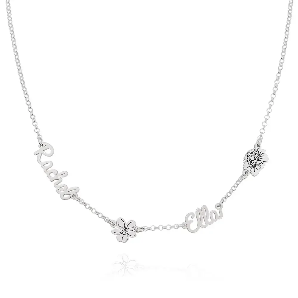 Personalized Stylish Name Pendant Necklace in 14K Gold