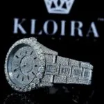 Rolex VVS Moissanite Watch Left Profile View