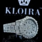 Rolex VVS Moissanite Watch Right Profile View