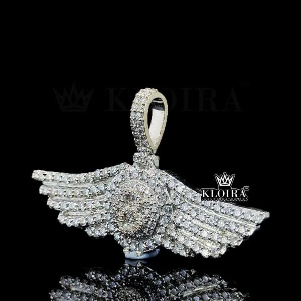 Wings of Triumph Pendant Closeup Left